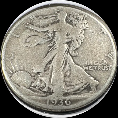 1936-P Walking Liberty Half Dollar Ungraded