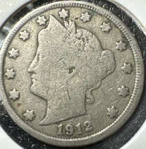 1912-P Liberty V Nickel Ungraded