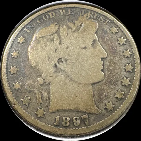 1897-P Barber Half Dollar Ungraded