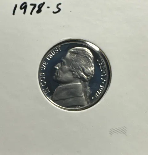 1978-S Jefferson Nickel Ungraded