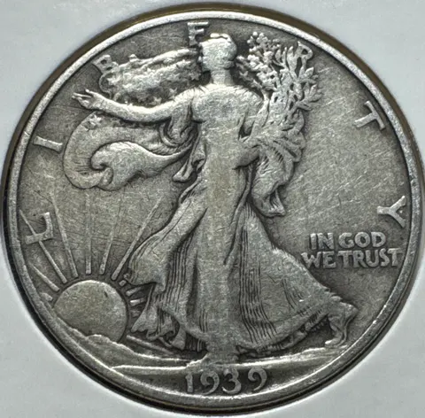 1939-S Walking Liberty Half Dollar Ungraded