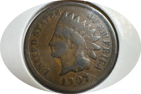 1907-P Indian Head Cent Ungraded
