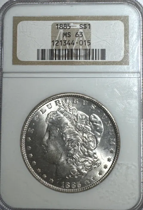 1885-P Morgan Dollar MS63