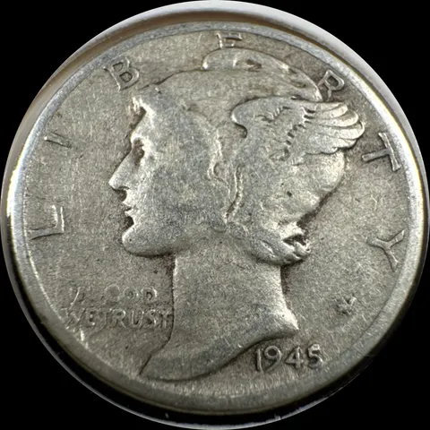1945-P Mercury Dime Ungraded