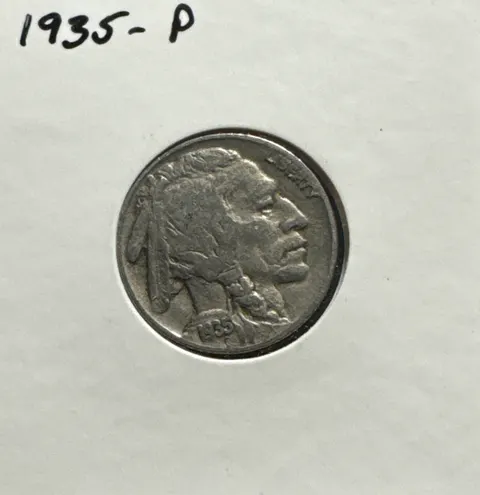 1935 Buffalo Nickel Ungraded