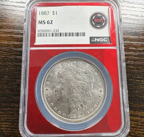 1887-P Morgan Dollar MS62