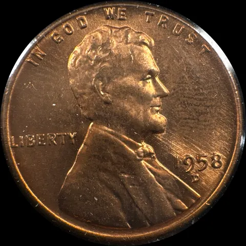 1958-D Lincoln Cent Ungraded