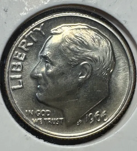 1966-P Roosevelt Dime Ungraded