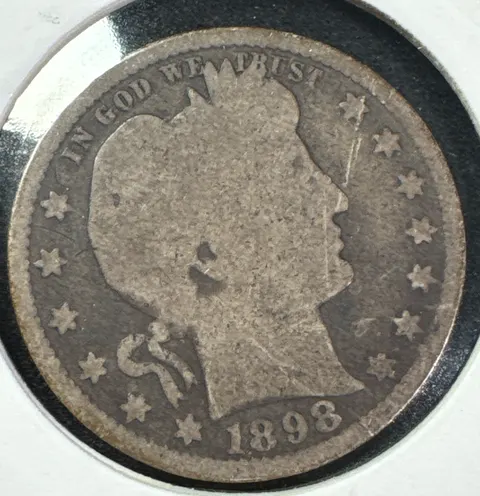 1898-P Barber Quarter Ungraded