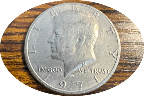 1971-D Kennedy Half Dollar Ungraded