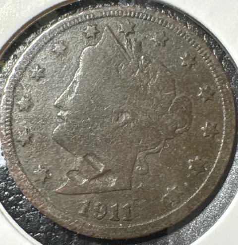 1911-P Liberty V Nickel Ungraded