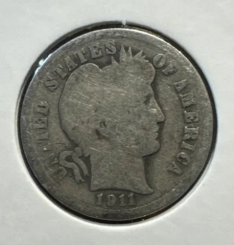 1911 Barber Dime Ungraded