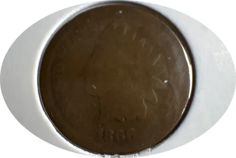 1866-P Indian Head Cent Ungraded