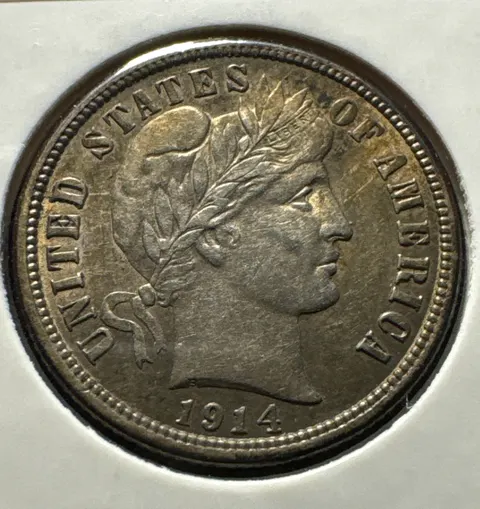 1914-P Barber Dime Ungraded