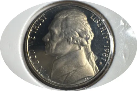 1981-S Jefferson Nickel Ungraded