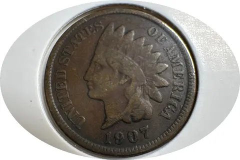 1907-P Indian Head Cent Ungraded
