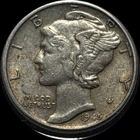 1945-P Mercury Dime Ungraded