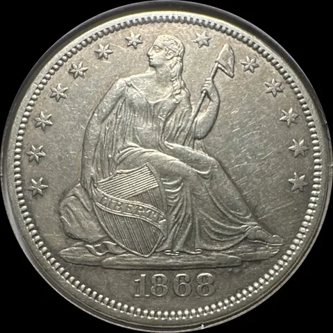 1868-S Seated Liberty Half Dollar Ungraded