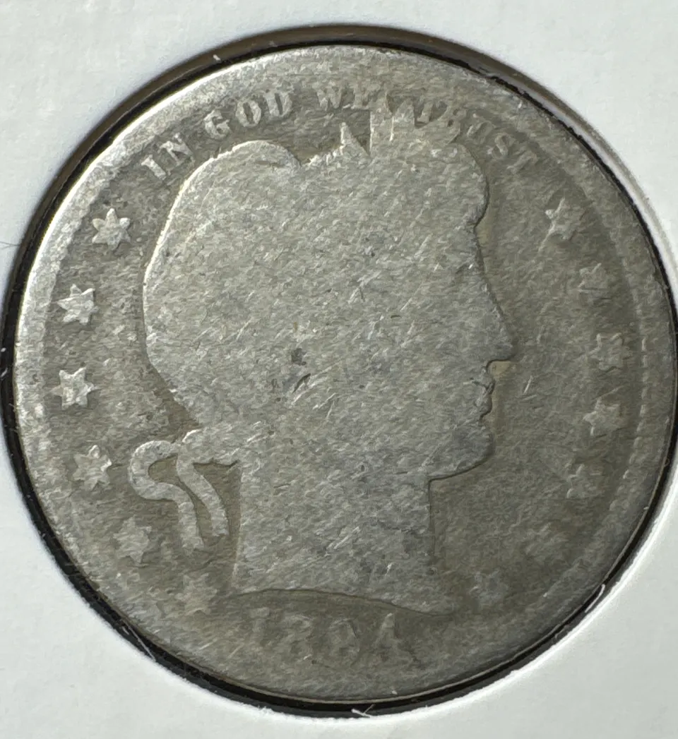 1894-O Barber Quarter Ungraded — front