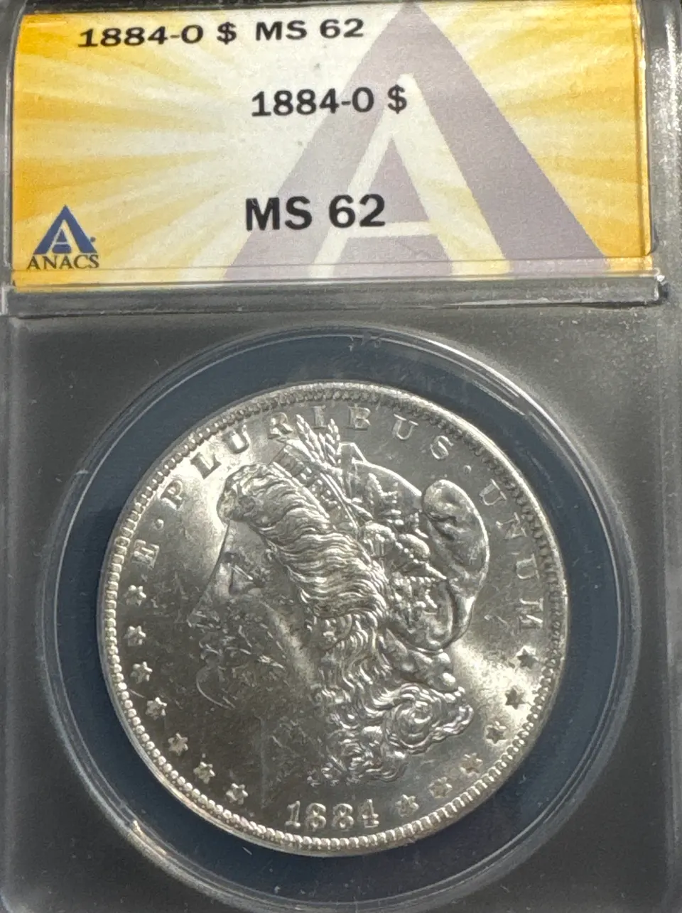 1884-O Morgan Dollar MS62 — front