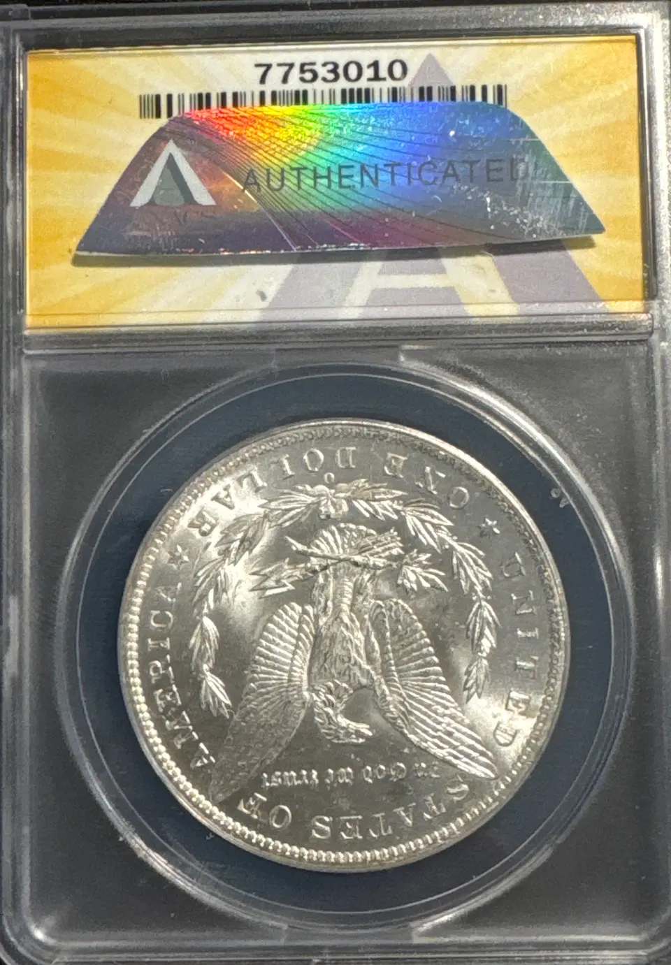 1885-O Morgan Dollar MS63 — back