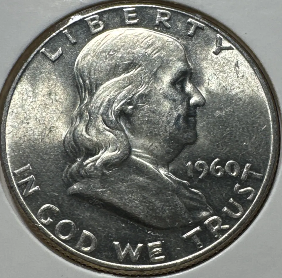 1960-P Franklin Half Dollar Ungraded — front