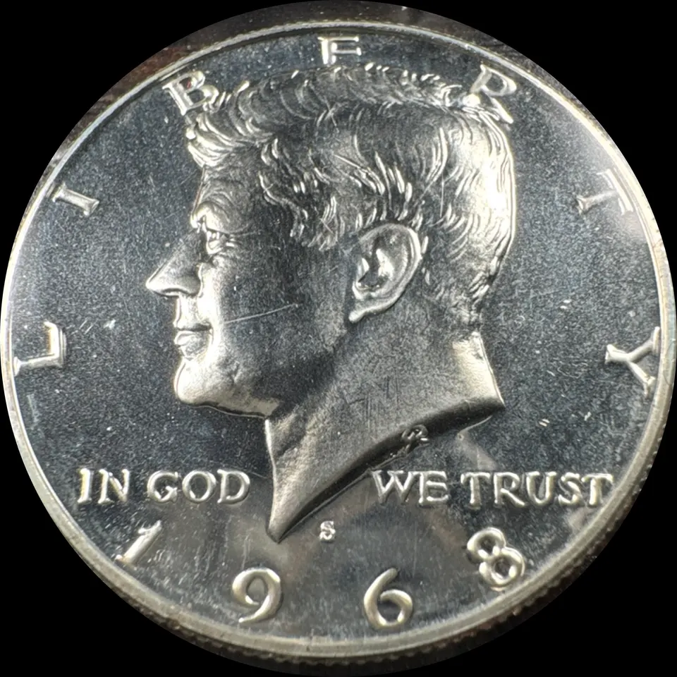 1968-S Kennedy Half Dollar Ungraded — front