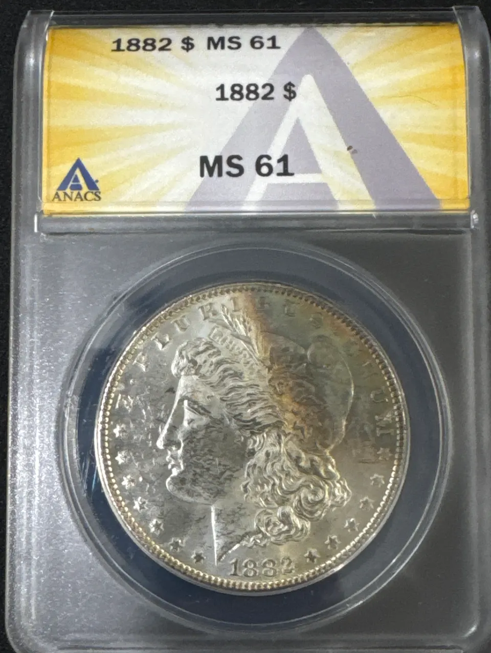 1882-P Morgan Dollar MS61 — front