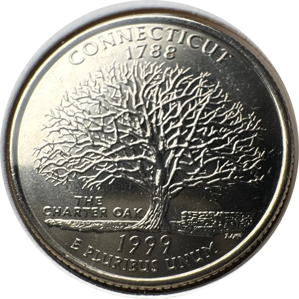 1999-D Washington Quarter Ungraded — back