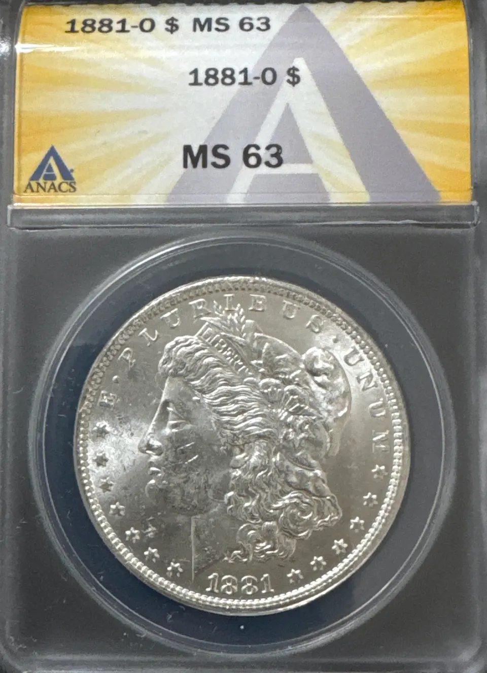 1881-O Morgan Dollar MS63 — front