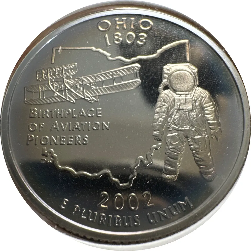 2002-S Washington Quarter Ungraded — back