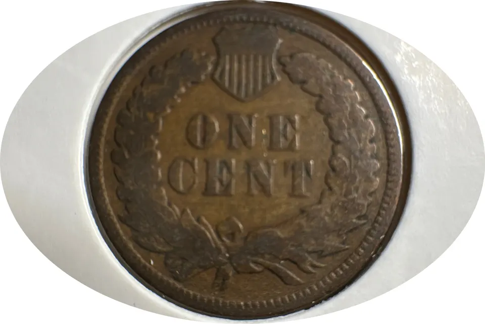 1907-P Indian Head Cent Ungraded — back