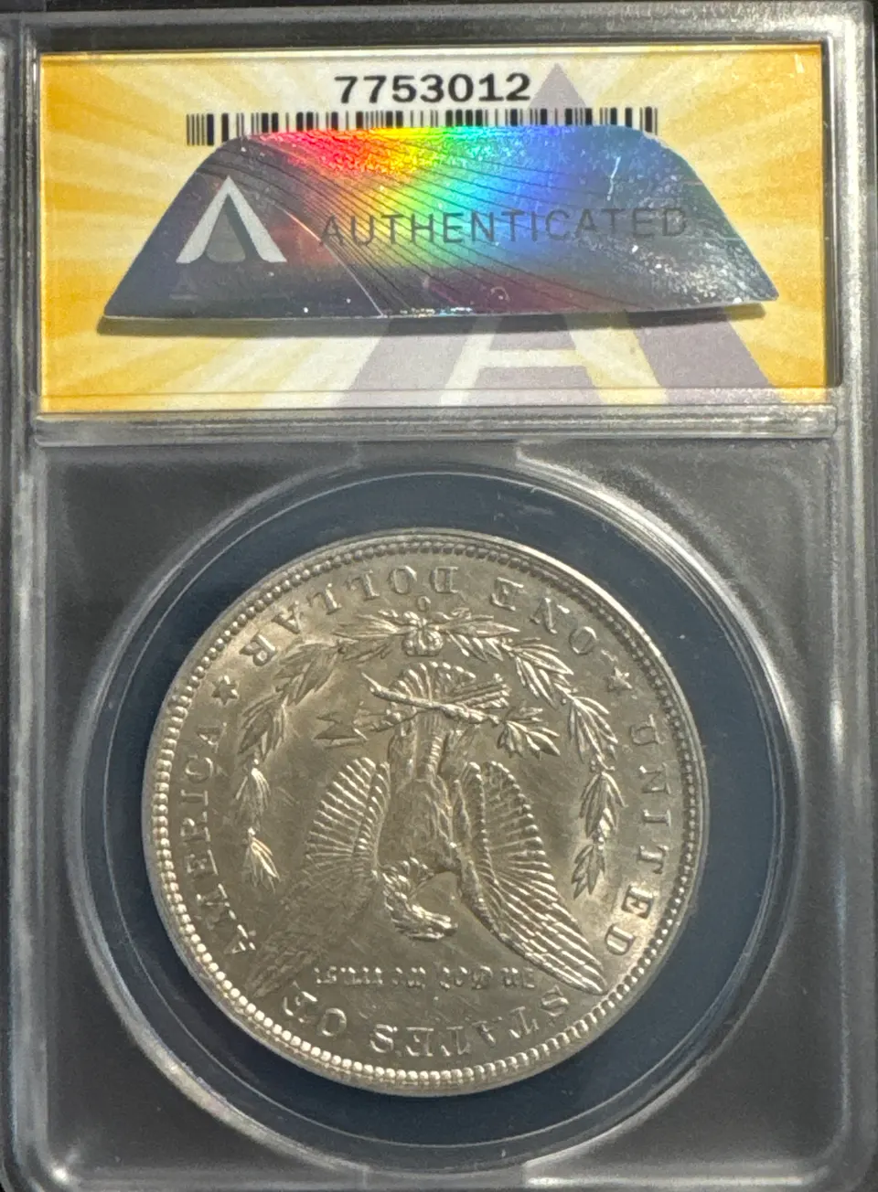 1886-O Morgan Dollar AU53 — back