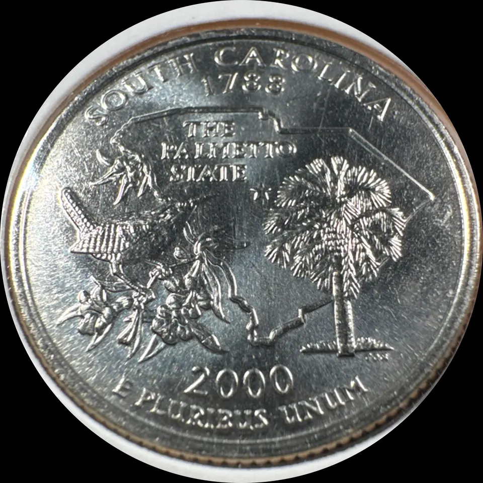2000-D Washington Quarter Ungraded — back