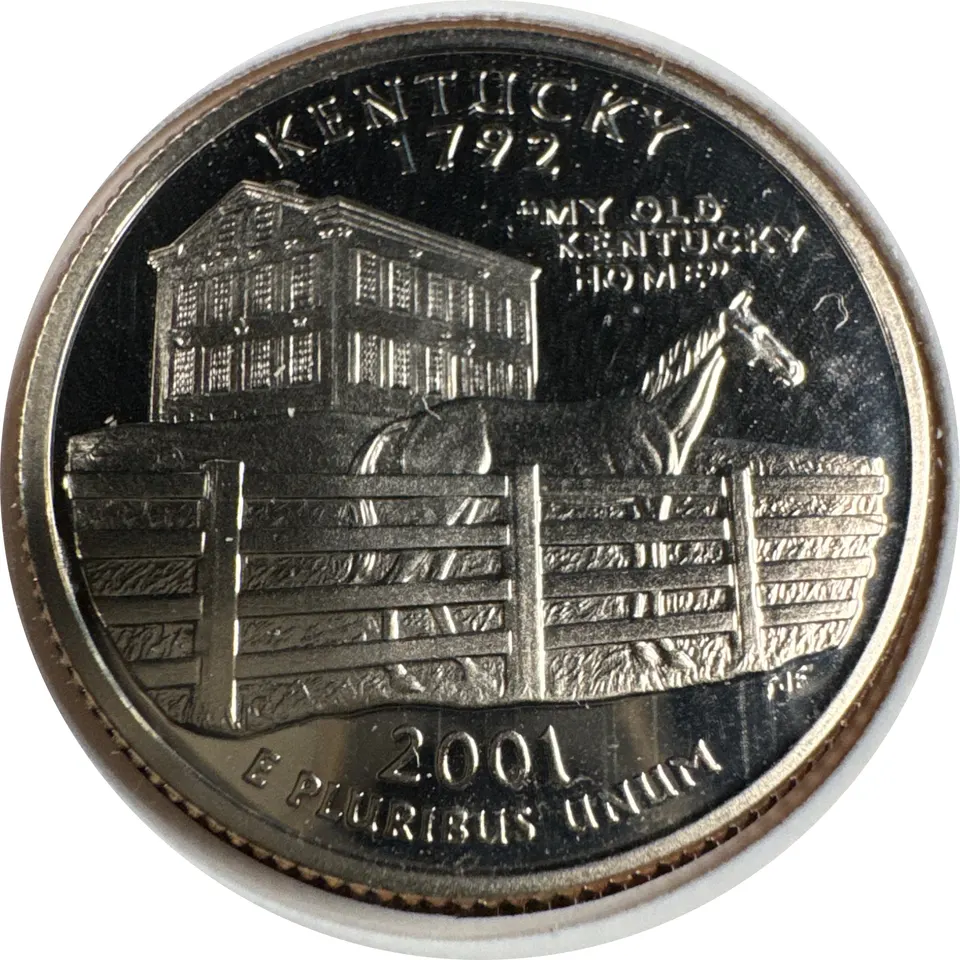 2001-S Washington Quarter Ungraded — back