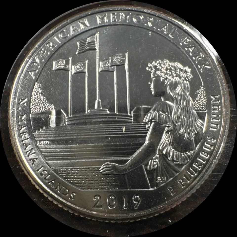 2019-P Washington Quarter Ungraded — back
