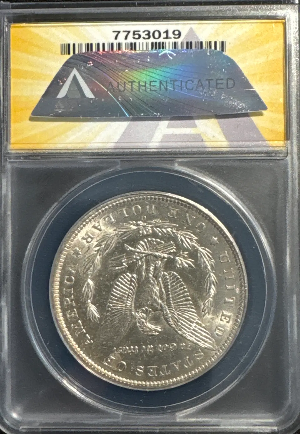 1900-O Morgan Dollar AU58 — back
