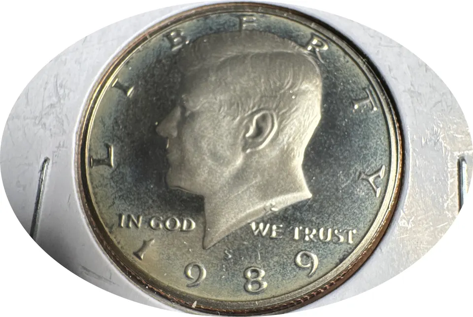 1989-S Kennedy Half Dollar Ungraded — front