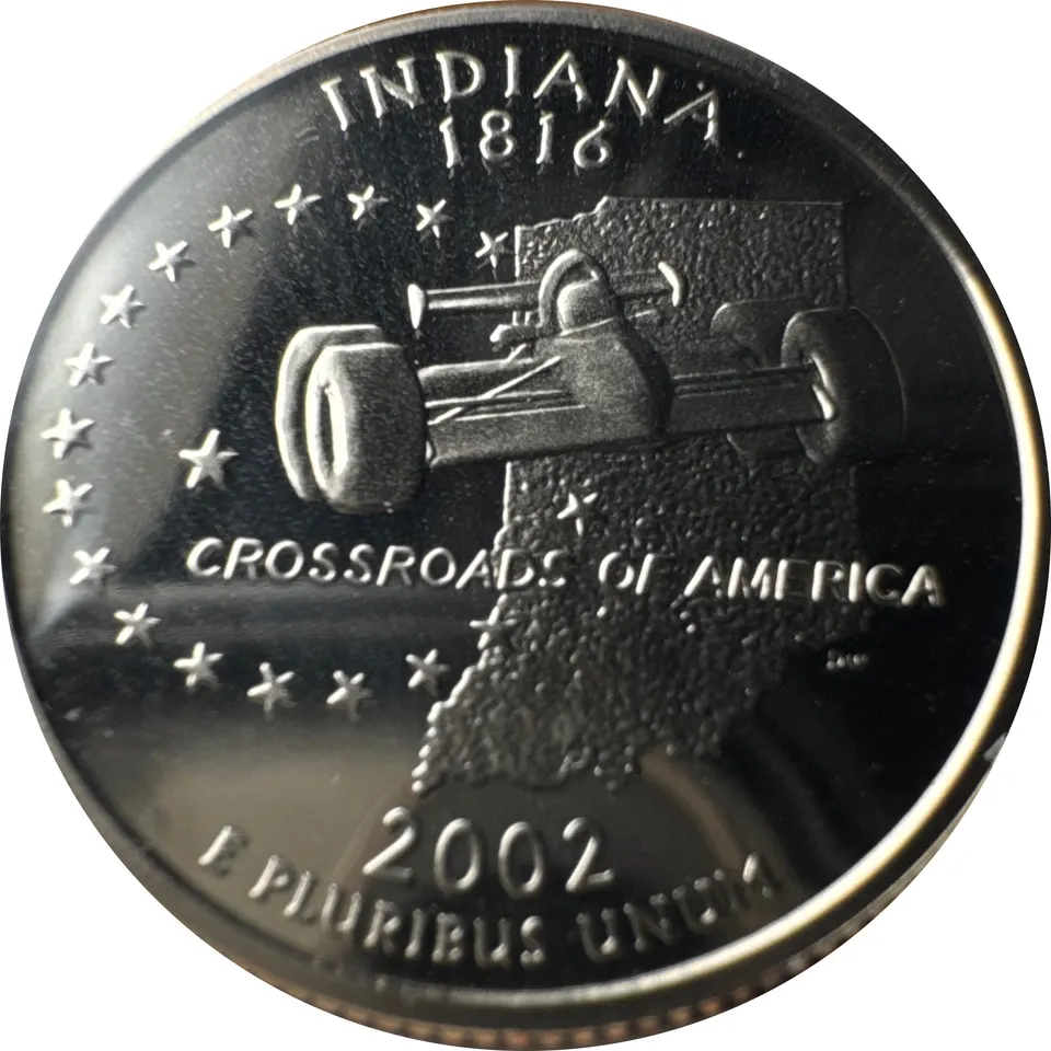 2002-S Washington Quarter Ungraded — back