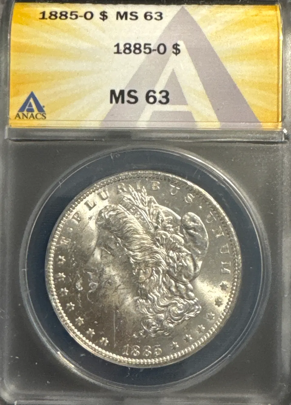 1885-O Morgan Dollar MS63 — front
