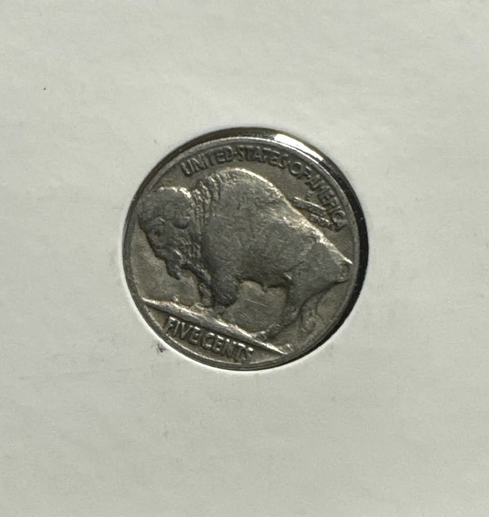 1935 Buffalo Nickel Ungraded — back