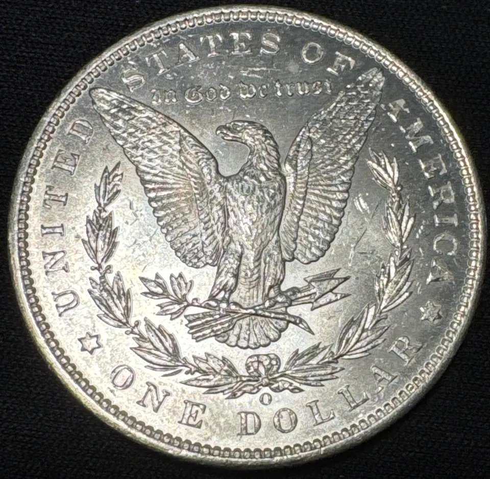 1899-O Morgan Dollar Ungraded — back