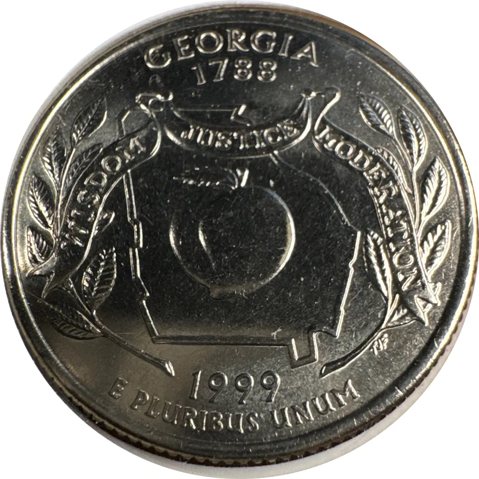 1999-D Washington Quarter Ungraded — back