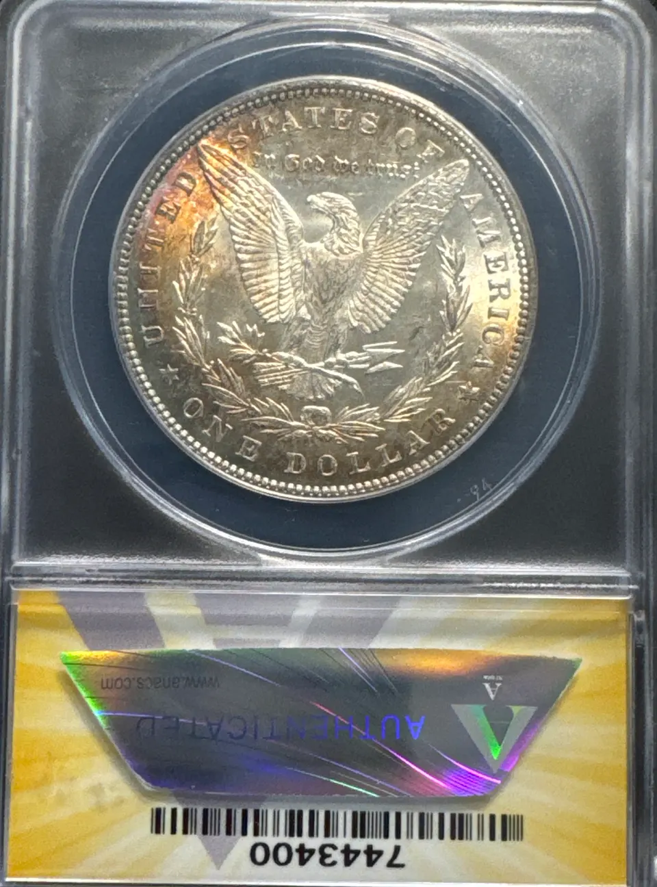 1889-P Morgan Dollar MS63 — back