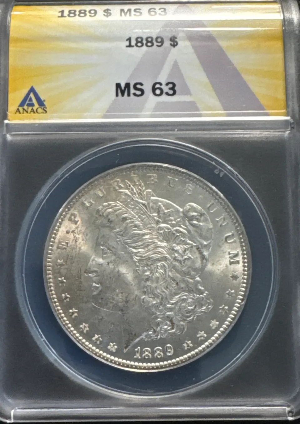 1889-P Morgan Dollar MS63 — front