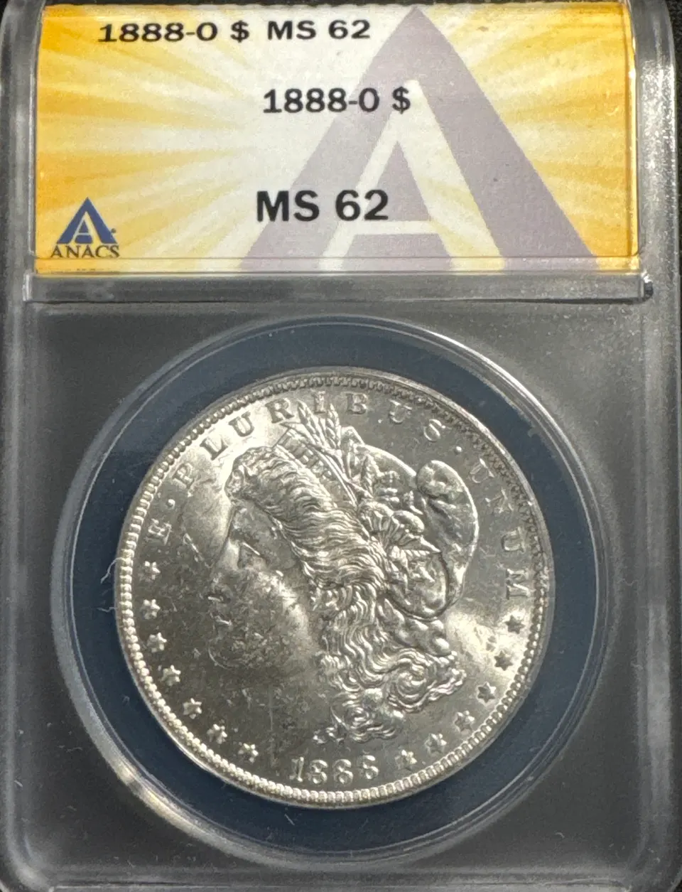 1888-O Morgan Dollar MS62 — front