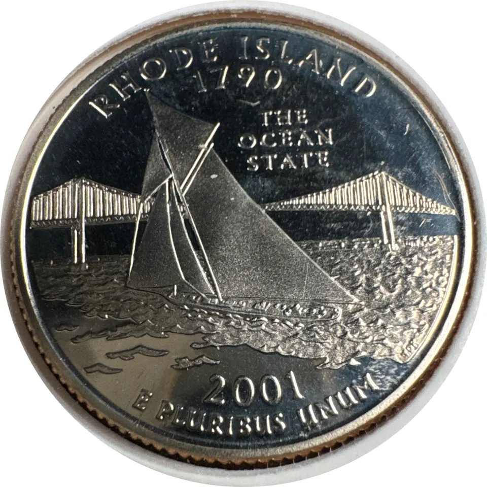 2001-S Washington Quarter Ungraded — back