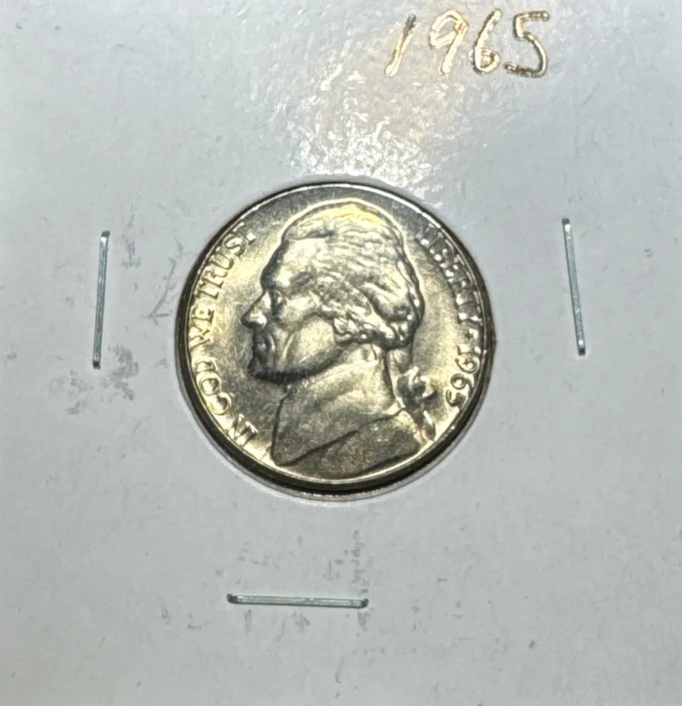 1965-P Jefferson Nickel Ungraded — front