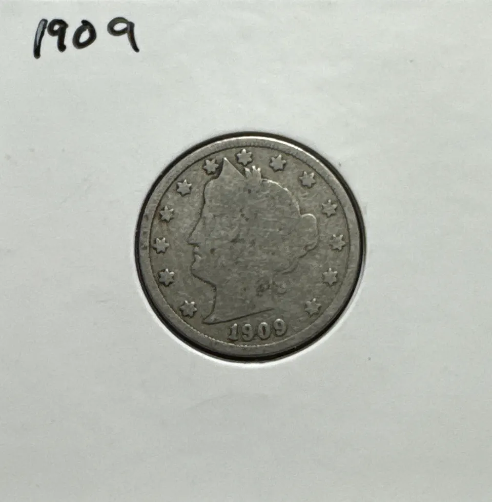1909-P Liberty V Nickel Ungraded — front