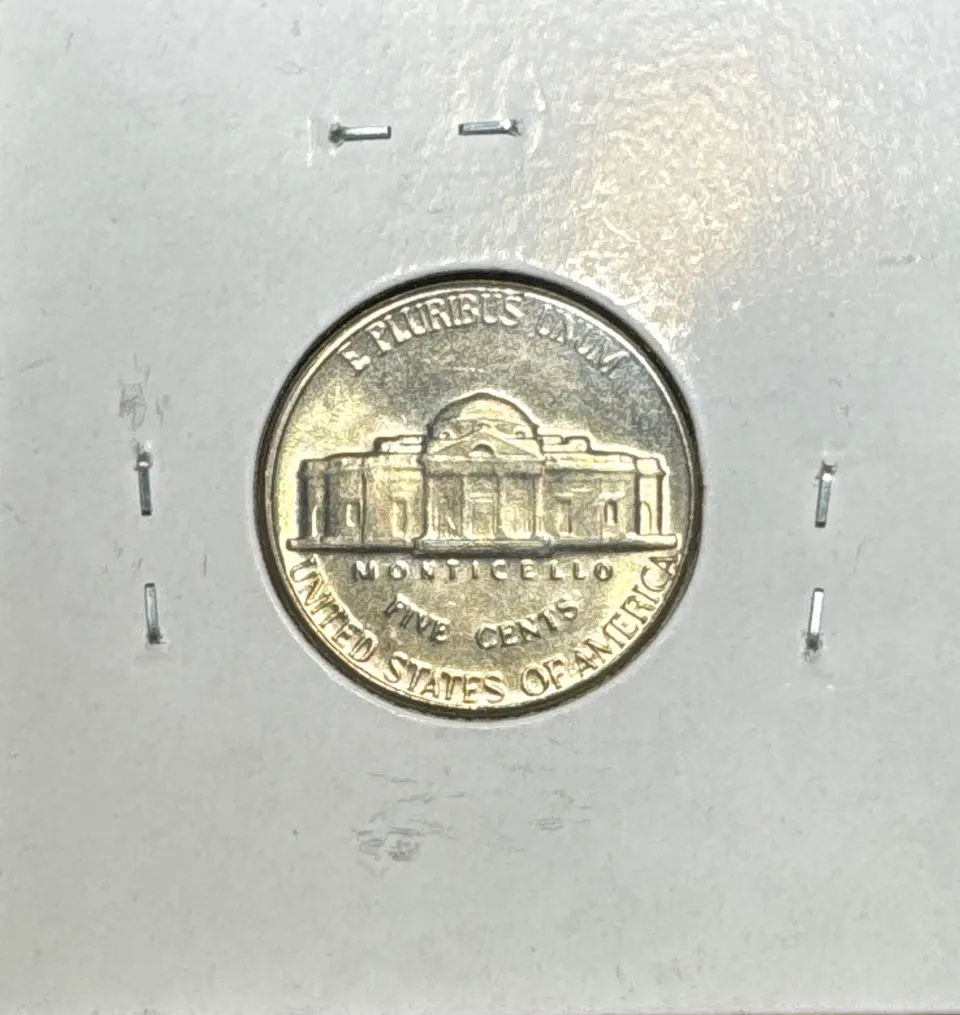 1965-P Jefferson Nickel Ungraded — back